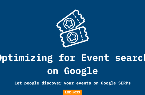 Shubham Davey shares 3 simple steps to implement event search on Google