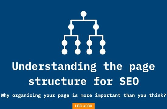 Shubham Davey shares 3 tips about optimizing page structure for SEO.