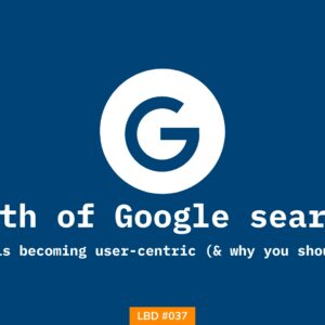 A featured image of a post published on shubhamdavey.com about death of Google search. This post is an archive post for Letters Bydavey Issue #037. This post talks about diversifying sources of traffic for your own safety.