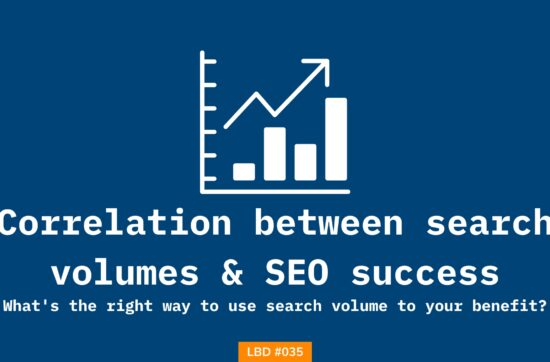 Shubham Davey shares how to use search volume to your benefit & not get mislead by it