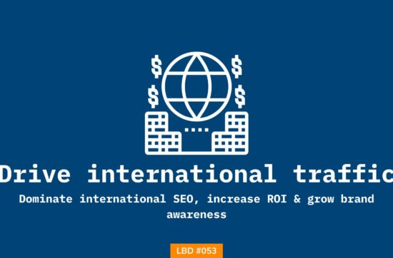 Featured image on shubhamdavey.com talking about international SEO