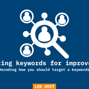 A featured image on shubhamdavey.com sharing 3 steps of keyword analysis for SEO.