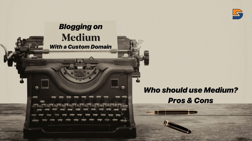 Featured image for blogging on Medium with a custom domain